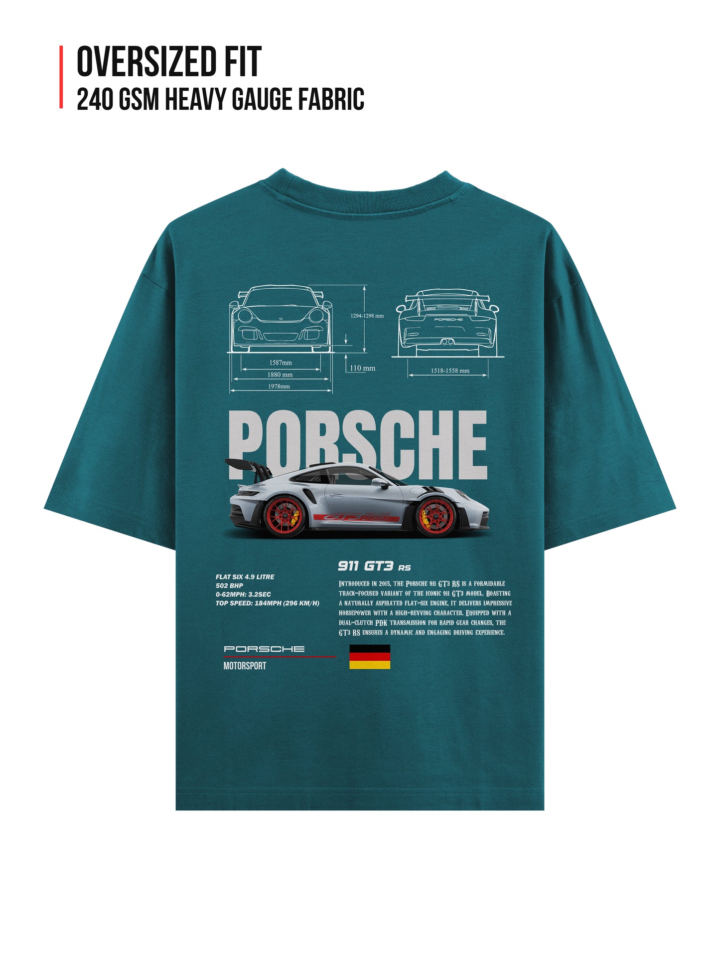 Porsche 911 GT3: Oversized T-shirt